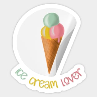 Ice Cream Lover Sticker